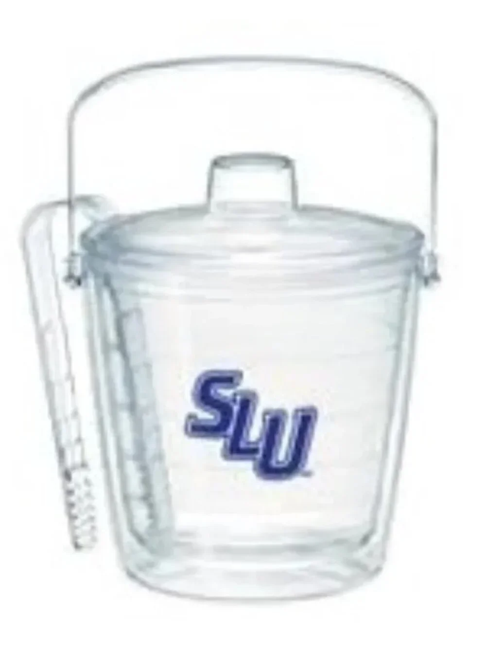 Tervis Ice Bucket 2 1/2 Qt Double Wall Insulated Tongs SLU St Louis Gently Used